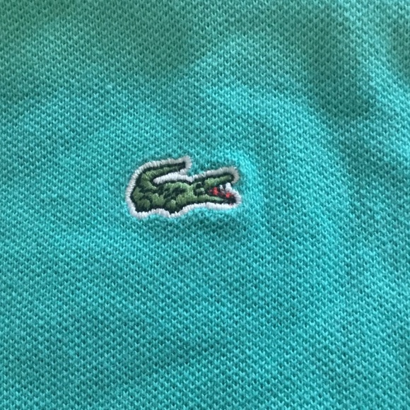 Women’s Lacoste Teal Cotton Polo - Picture 2 of 5